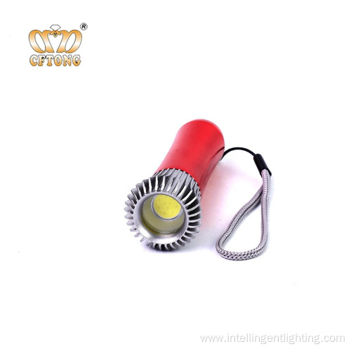 Strong Light COB Aluminum Torch Mini Portable Flashlight